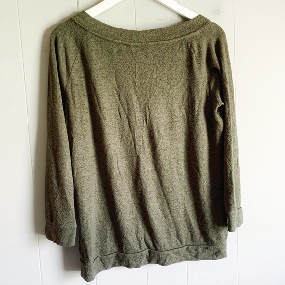 Market & Spruce Corinna Brushed Dolman Knit Top M - Picture 4 of 5